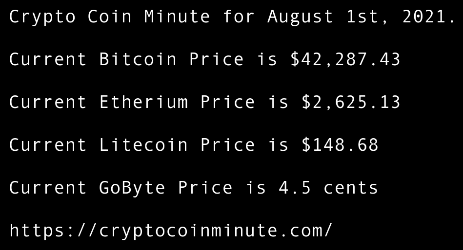 first august crypto